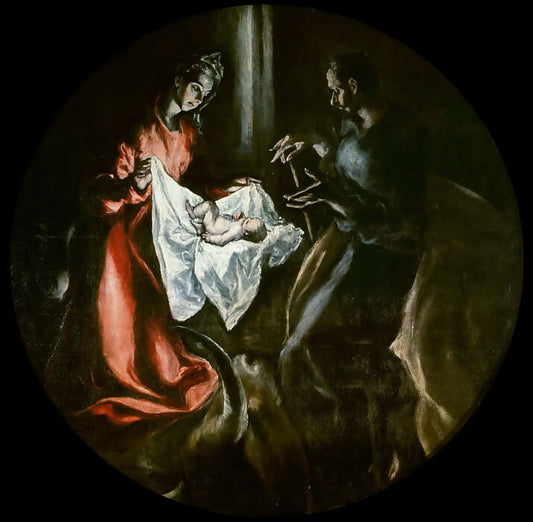 El Greco - Nativity of Christ 50X40 Canvas