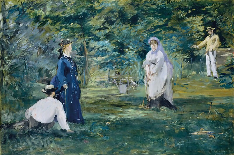 Edouard Manet – The Game of Croquet 50X40 Canvas