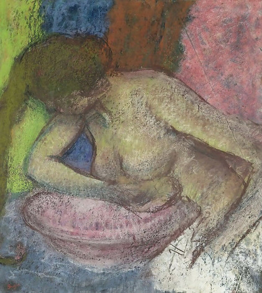 Paintings from Sotheby’s auctions – Edgar Degas - Woman by the Toilette, 1897 50X40 Canvas