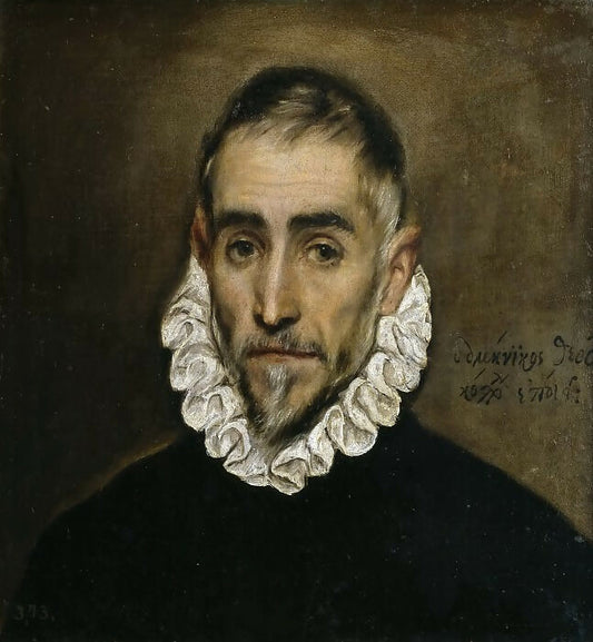 El Greco - The Old Gentleman 50X40 Canvas