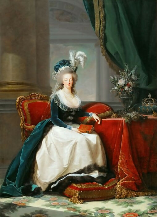 Elisabeth-Louise Vigee-Lebrun – Queen Marie Antoinette 140x187 Canvas