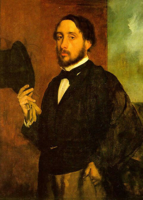 Edgar Degas - Self-portrait 50X40 Canvas