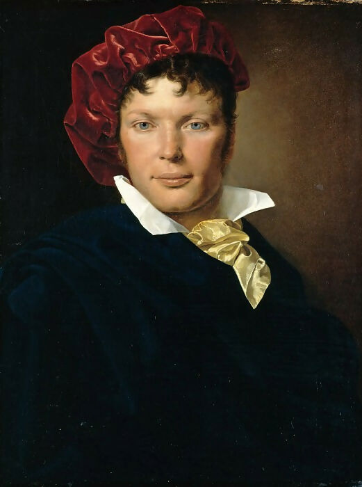 Ferdinand Georg Waldmüller Portrait of Captain Stierle 50X81 Canvas