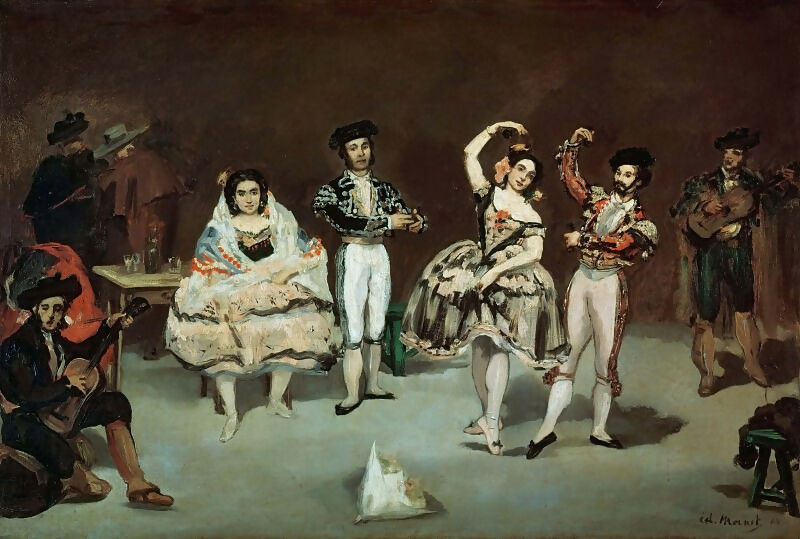 Edouard Manet – Spanish Ballet 90x120 Canvas