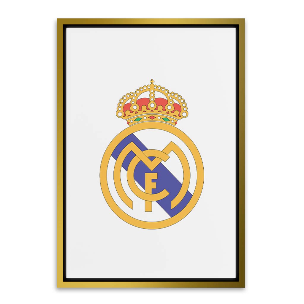 Real Madrid Gold Canvas frame acrylic canvas Frames