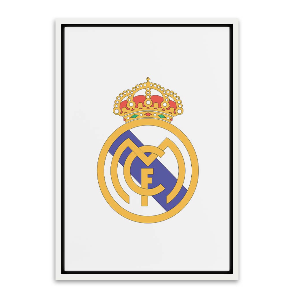 Real Madrid White Canvas frame acrylic canvas Frames