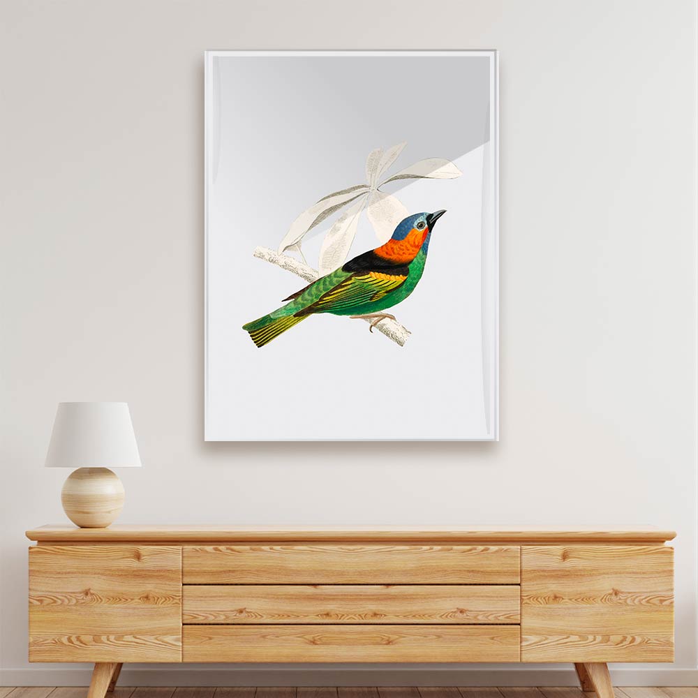 River warbler Acrylic acrylic canvas Frames