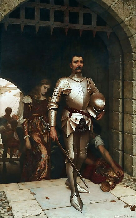 Edmund Blair Leighton – Conquest 50X40 Canvas