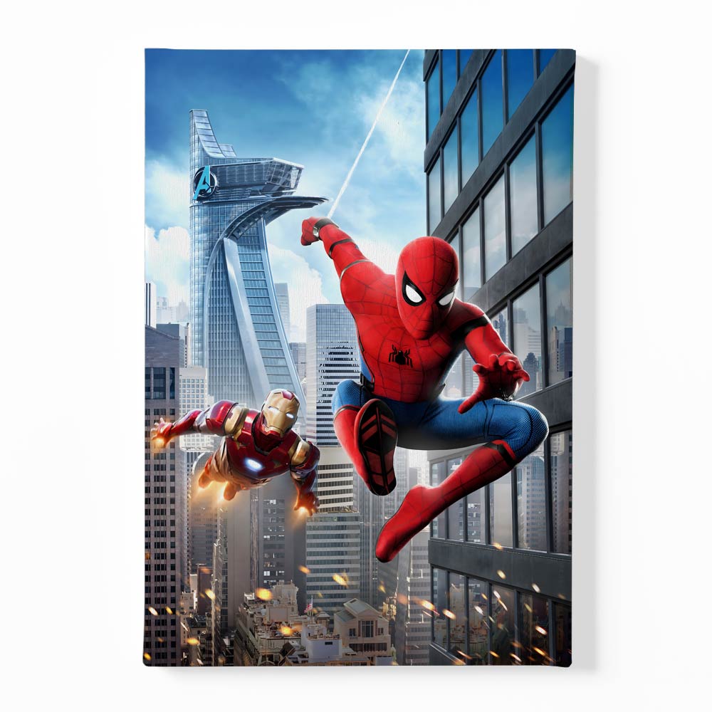 Spider man 18 Canvas acrylic canvas Frames