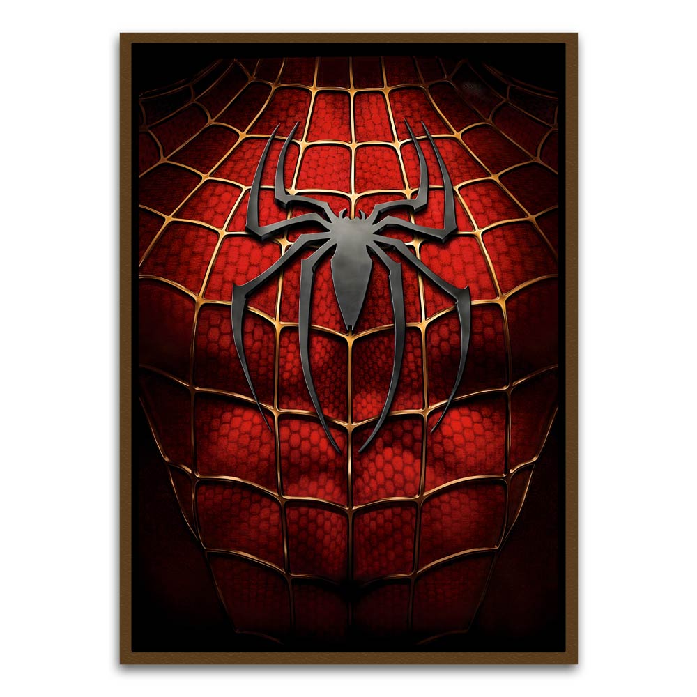 Spider man 17 Brown Canvas frame acrylic canvas Frames