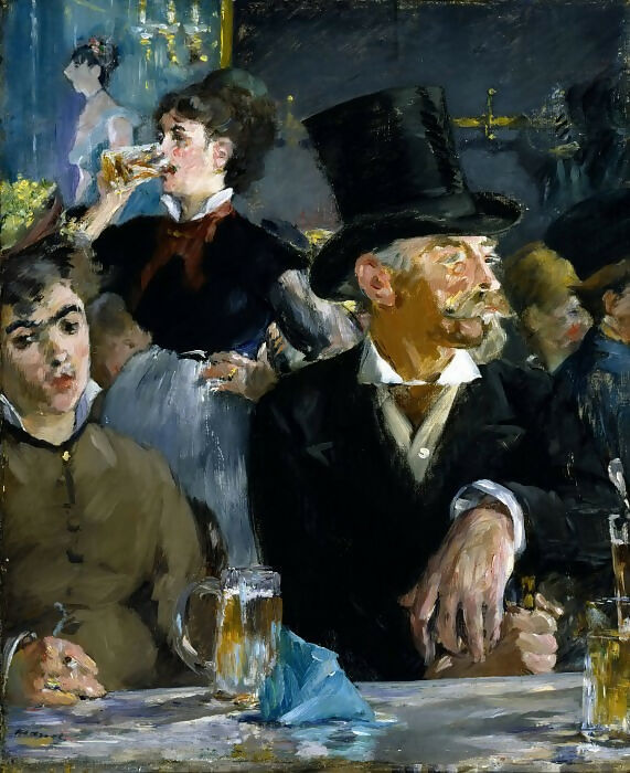 Edouard Manet – In a Cafe 45x60 Canvas