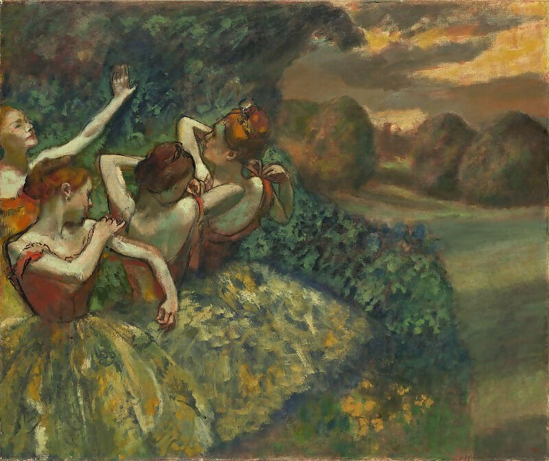 National Gallery of Art – Degas, Edgar - Four Dancers 140x187 Canvas