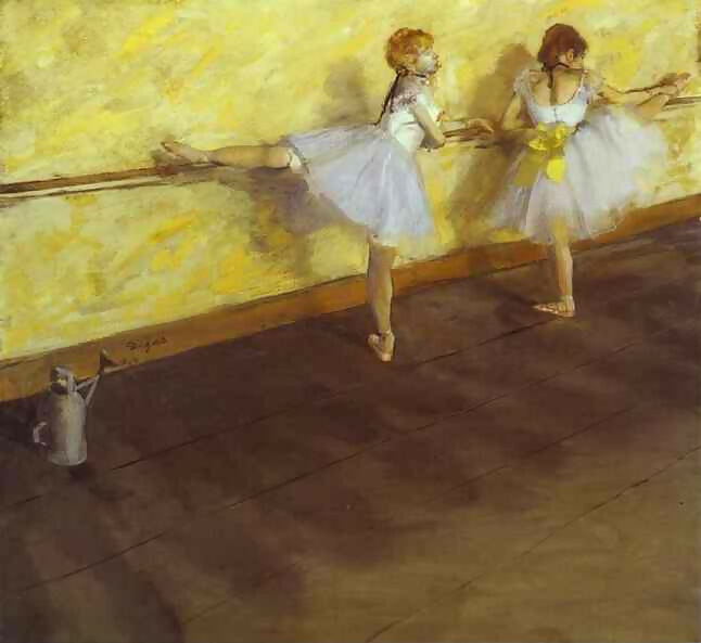 Edgar Degas Two Dancers at the Barre