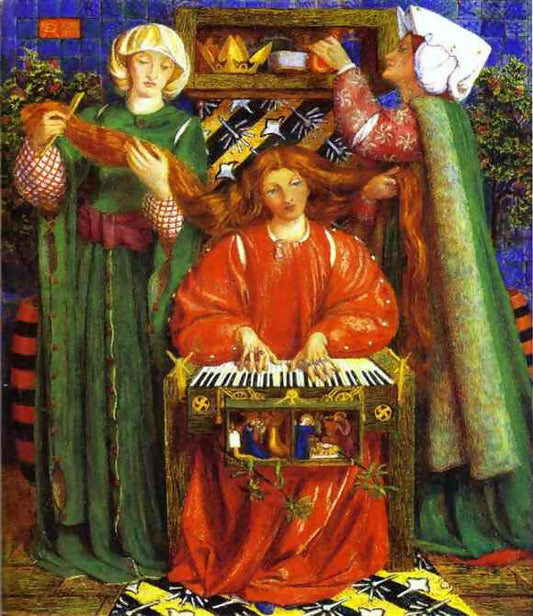 Dante Gabriel Rossetti - A Christmas Carol 50X40 Canvas