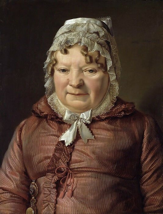 Ferdinand Georg Waldmüller Mother of Captain von Stirle Holzmeister 70x100 Canvas