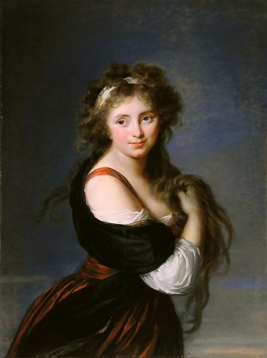 Elisabeth-Louise Vigée-Lebrun – Hyacinthe Gabrielle Roland, Marchioness Wellesley 50X40 Canvas