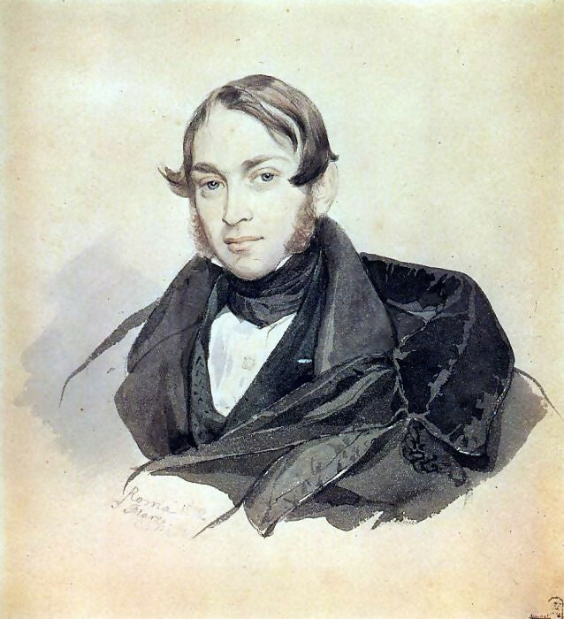 KarlPavlovichBryullov–PortraitofS.A.Sobolevsky.1832 50X40 Canvas