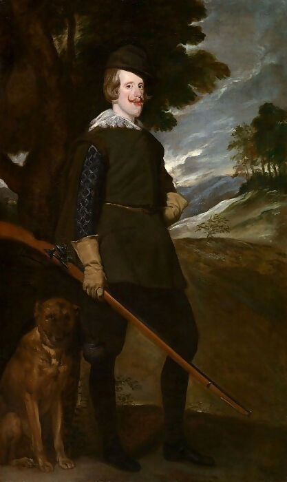 Diego Rodriguez de Silva y Velazquez – Philip IV Huntingd 50X40 Canvas