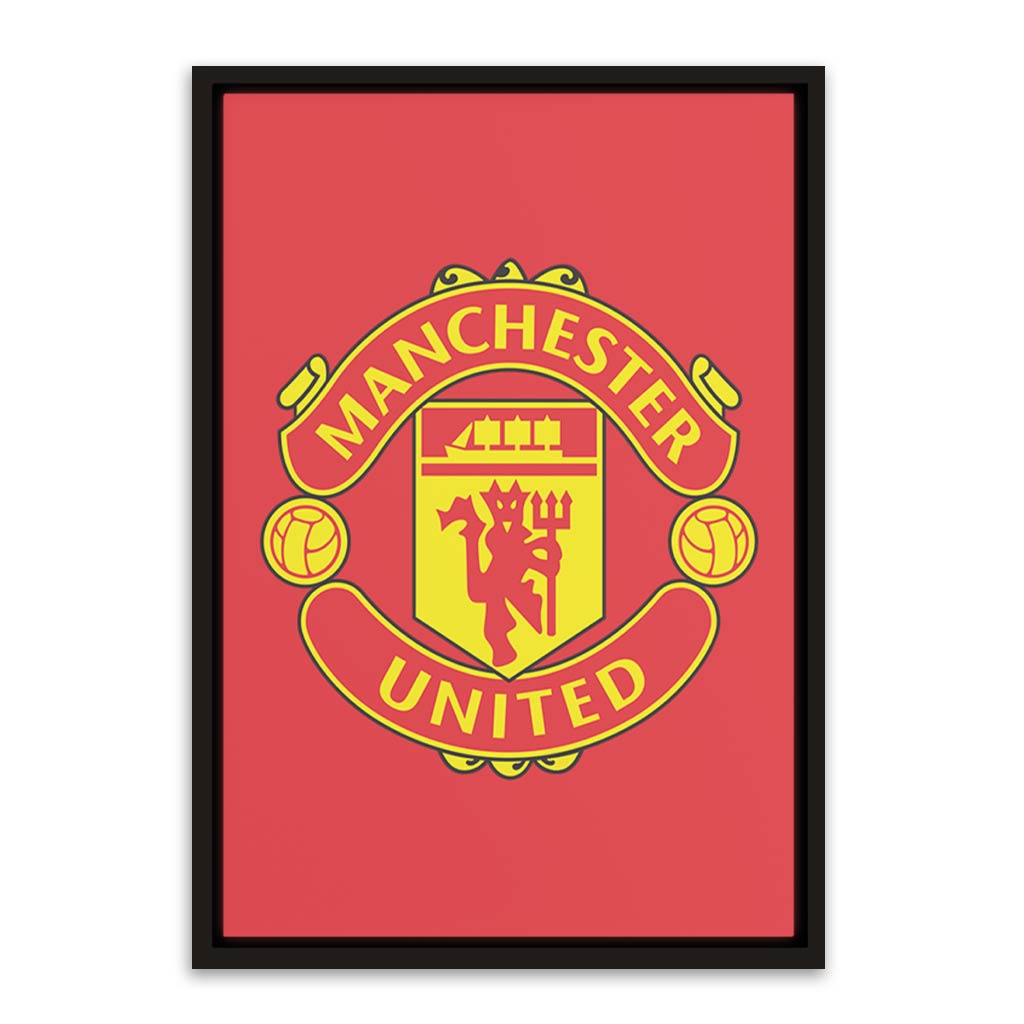 Manchester United Black Canvas frame acrylic canvas Frames