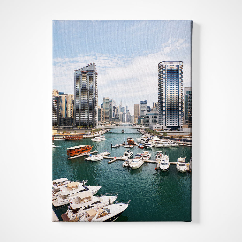 Dubai Marina Canvas acrylic canvas Frames