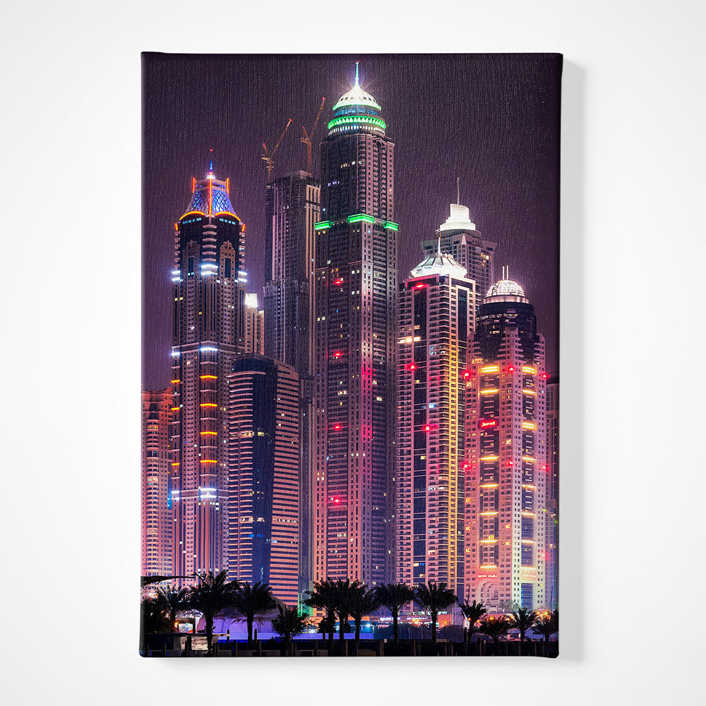 Night View Canvas acrylic canvas Frames