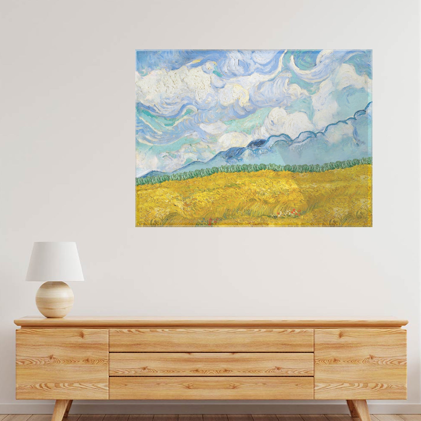 Whirling Clouds Acrylic acrylic canvas Frames