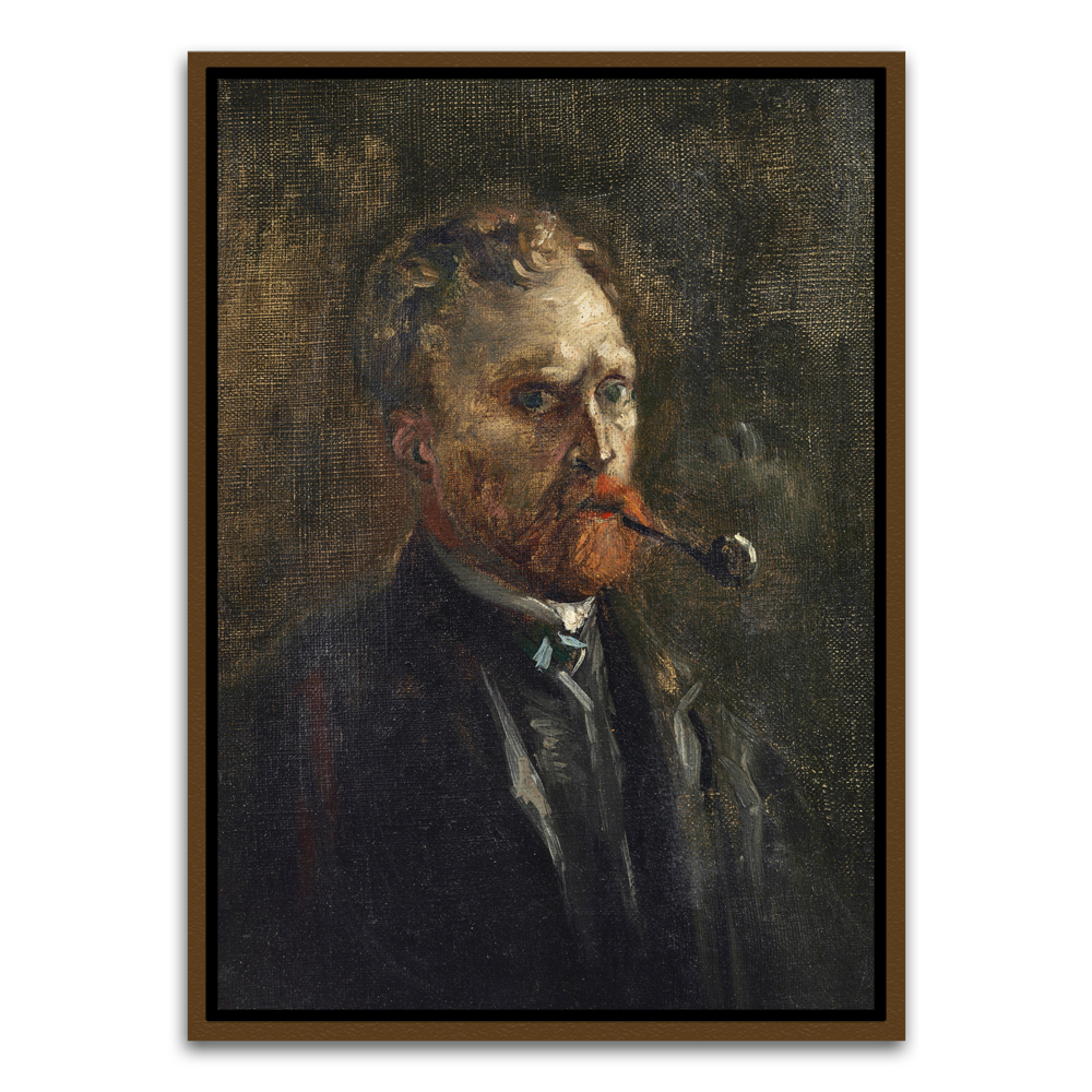 The Enigmatic Observer Brown Canvas frame acrylic canvas Frames