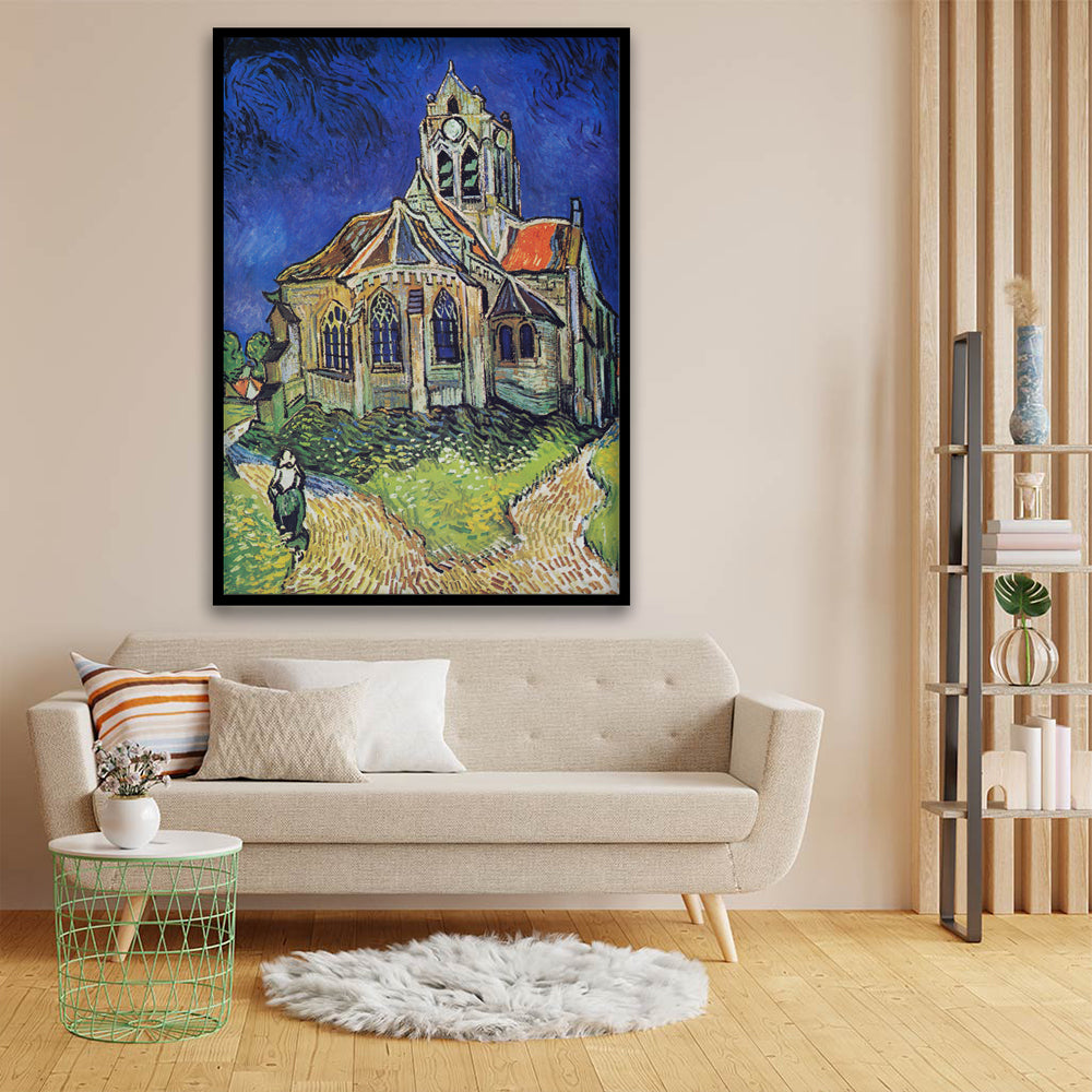 The Church at Auvers acrylic canvas Frames