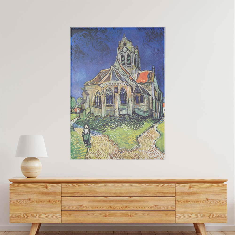 The Church at Auvers Acrylic acrylic canvas Frames