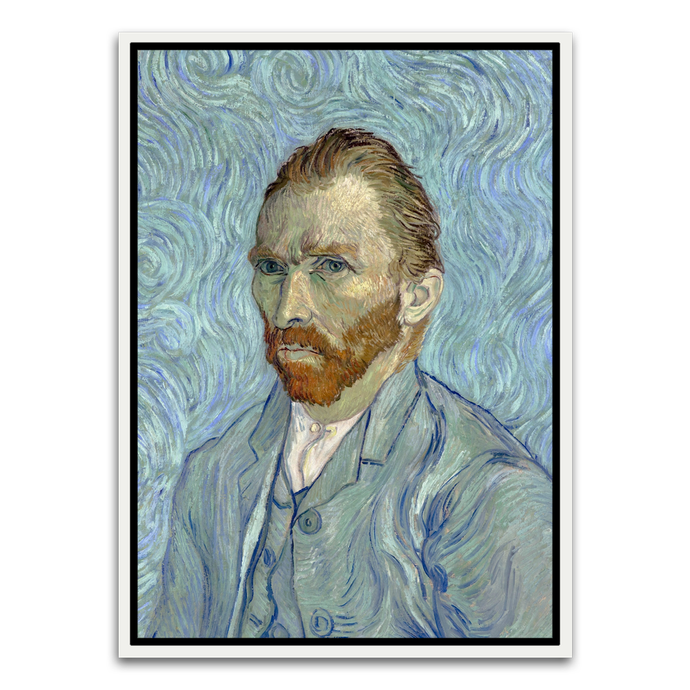 Swirls of Van Gogh White Canvas frame acrylic canvas Frames