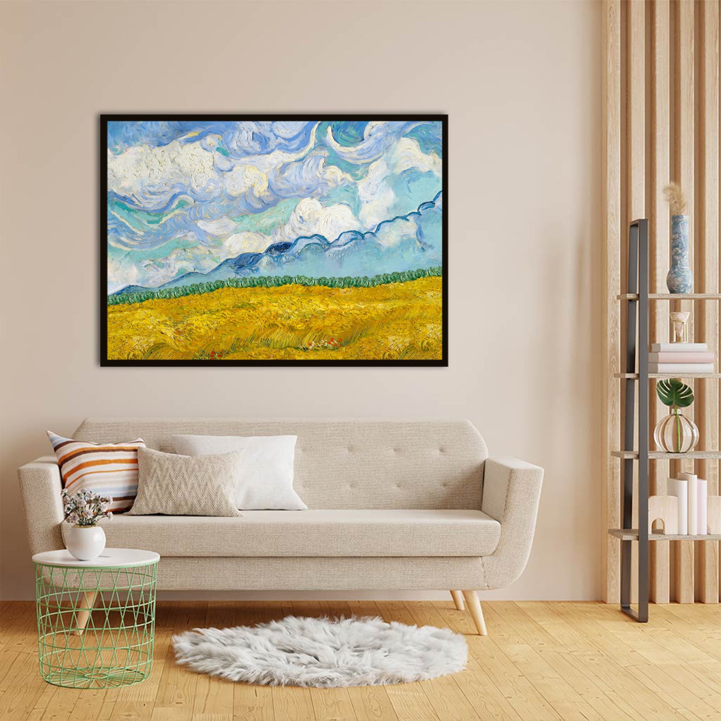 Whirling Clouds acrylic canvas Frames