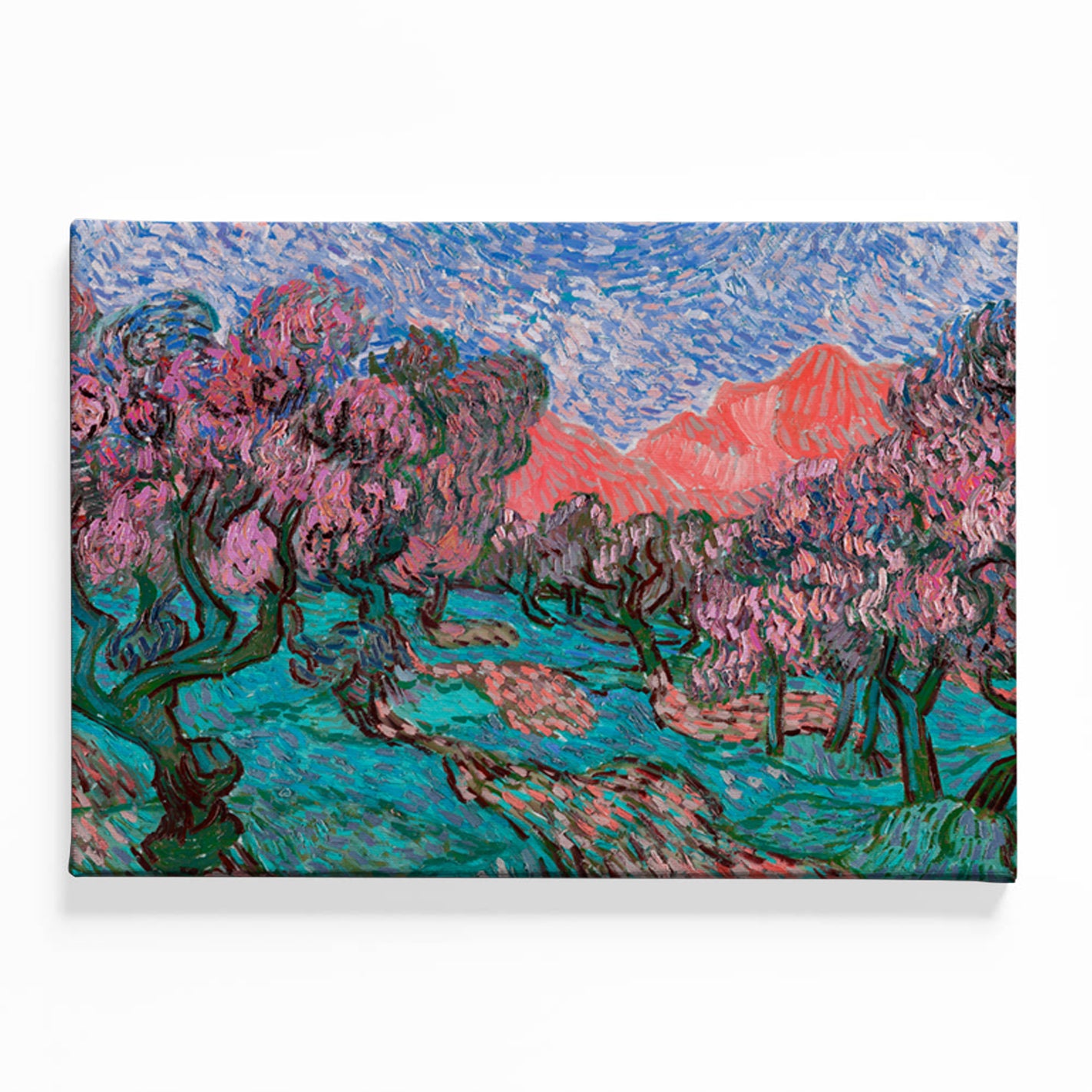 Blossoms in the Mountain Breeze Canvas acrylic canvas Frames