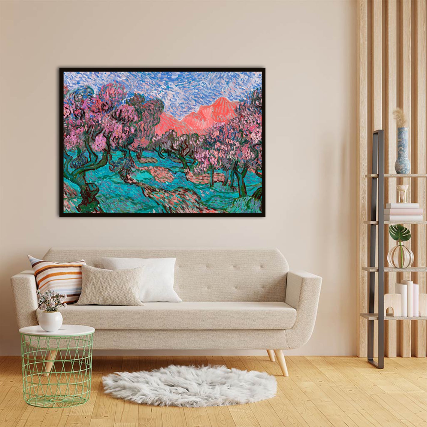 Blossoms in the Mountain Breeze acrylic canvas Frames