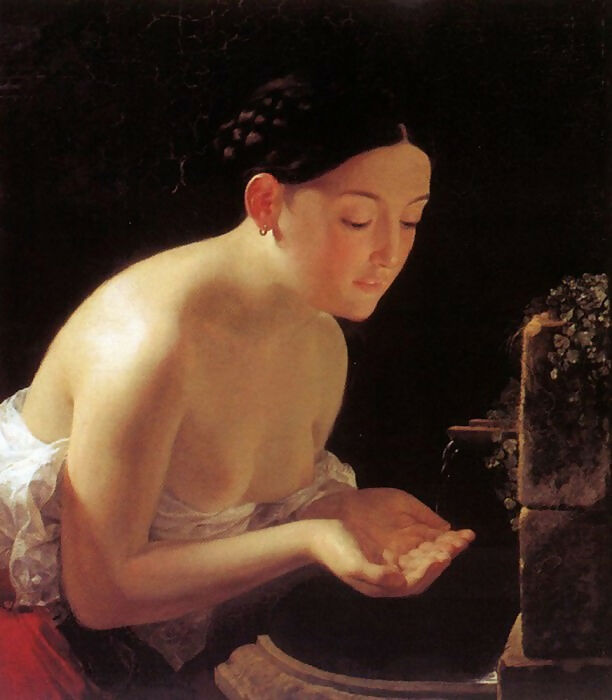 KarlPavlovichBryullov–ItalianMorning.1823 50X40 Canvas