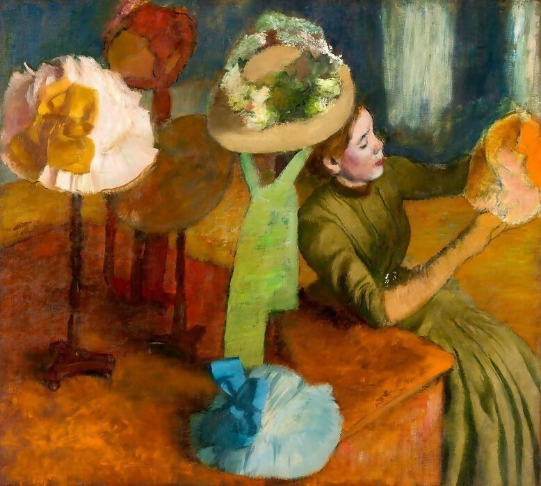 Edgar Degas The millinery shop