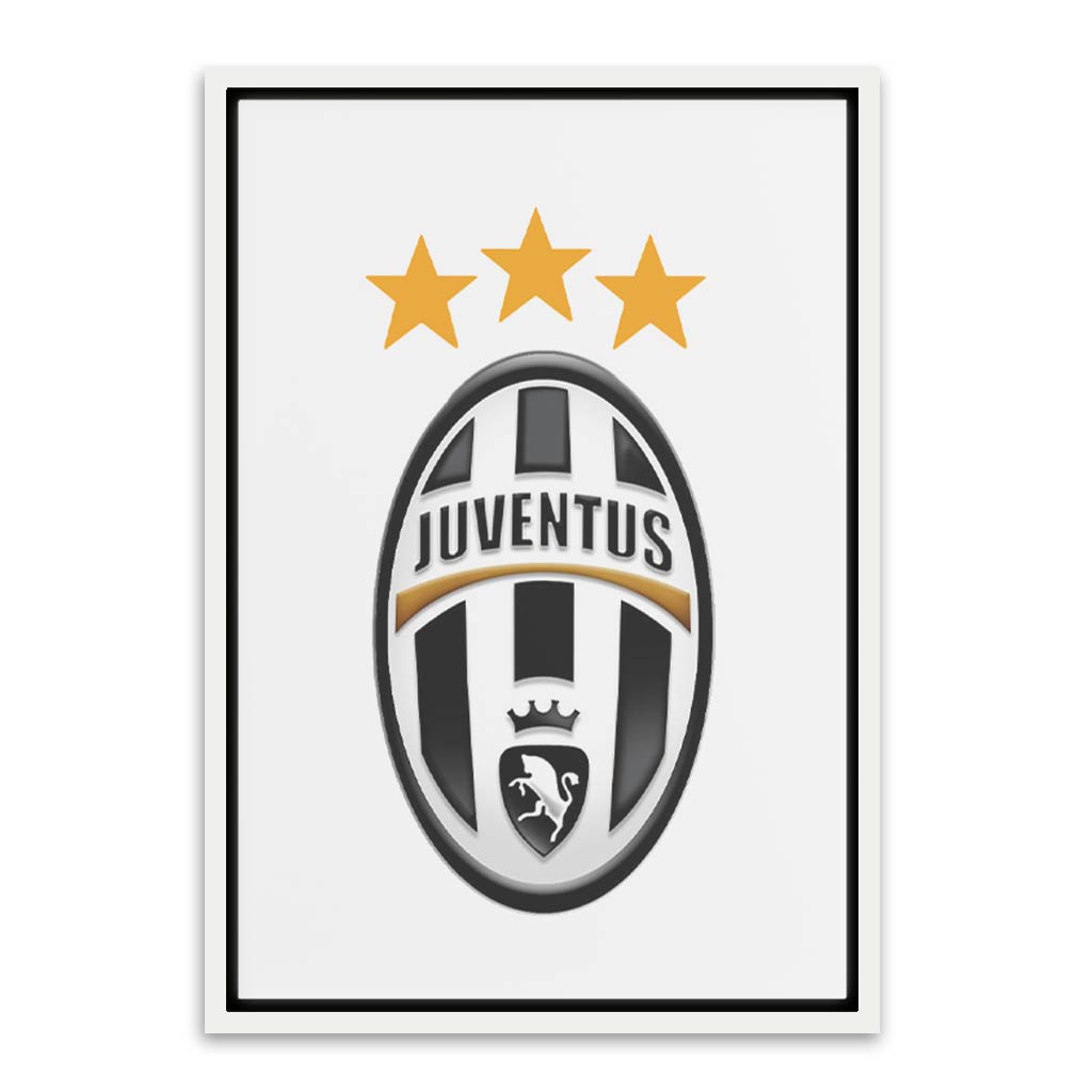 Juventus White Canvas frame acrylic canvas Frames