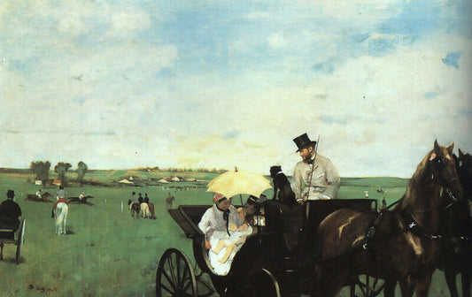 Edgar Degas - At the Races in the Provincess 50X40 Canvas
