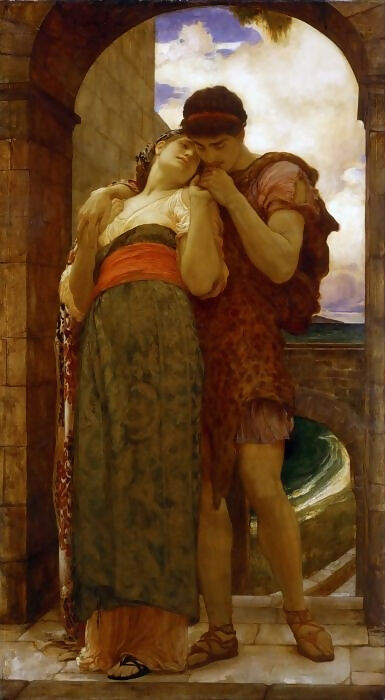 Frederic Leighton - The Husband and Wife 140x187 Canvas