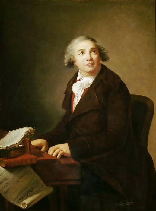Elisabeth-Louise Vigee-Lebrun – Giovanni Paisiello, composer 45x60 Canvas