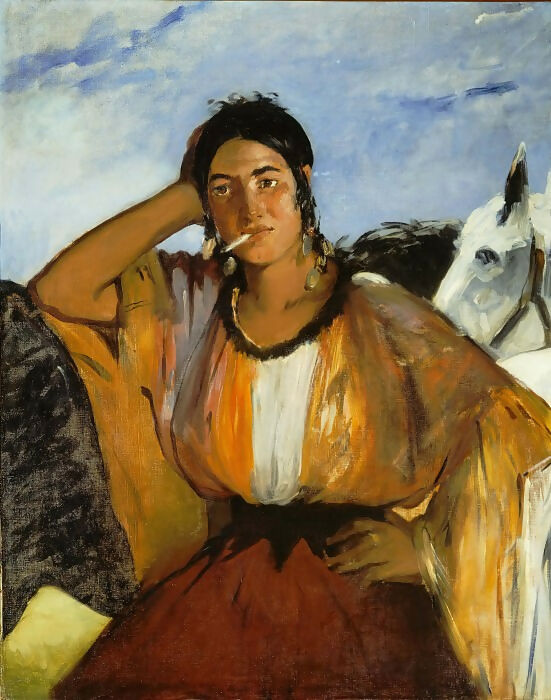 Edouard Manet – Gypsy with a Cigarette 70x100 Canvas