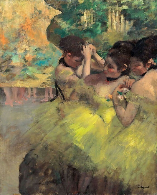 Edgar Degas – Yellow Dancers (In the Wings) 50X40 Canvas