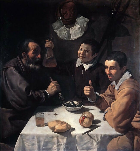 Diego Rodriguez de Silva y Velazquez – Breakfast 50X46 Canvas