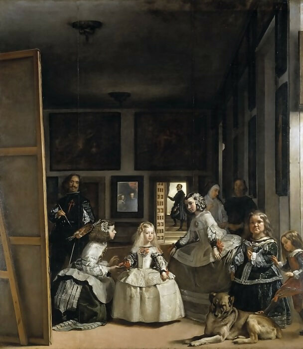 Part 3 Prado Museum – Velázquez, Diego Rodríguez de Silva and -- Las Meninas 50X40 Canvas
