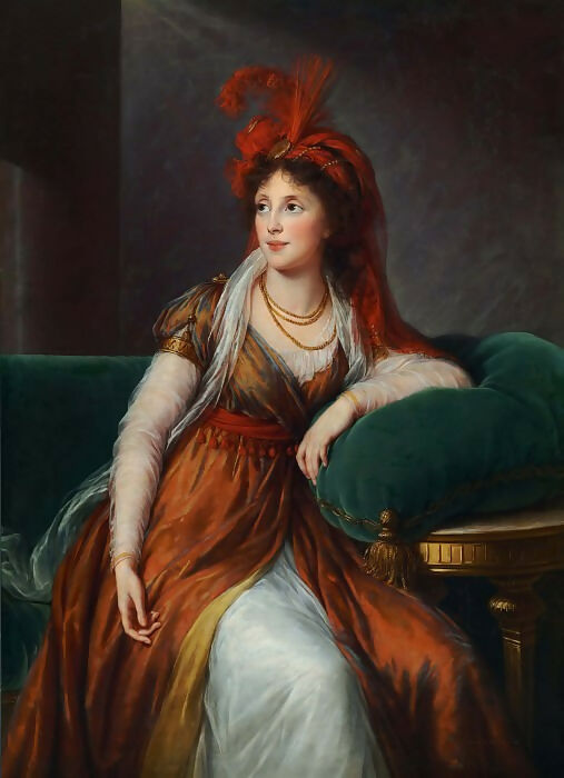 Elisabeth-Louise Vigée-Lebrun – Grand Duchess Anna Alexandrovna Golitsina 70x100 Canvas