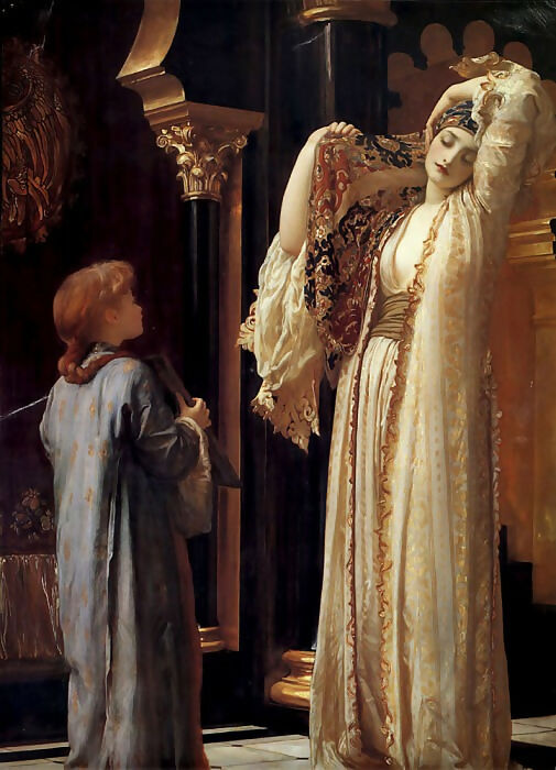 Frederic Leighton – Harem Light, ca.1880 50X40 Canvas