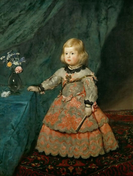 Diego Rodriguez de Silva y Velazquez – Portrait of the Infanta Margaritad 50X40 Canvas