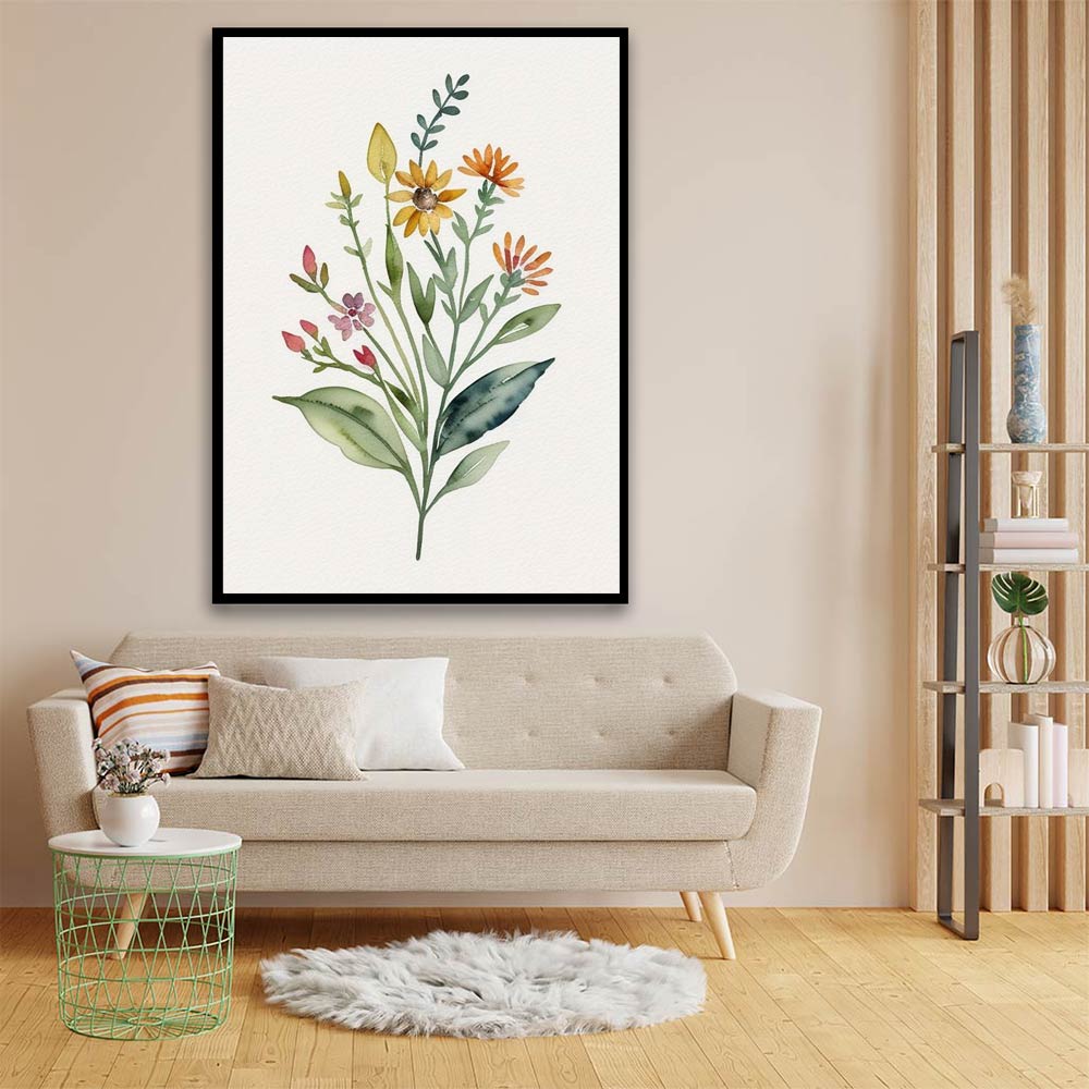 Botanical Art 7 acrylic canvas Frames