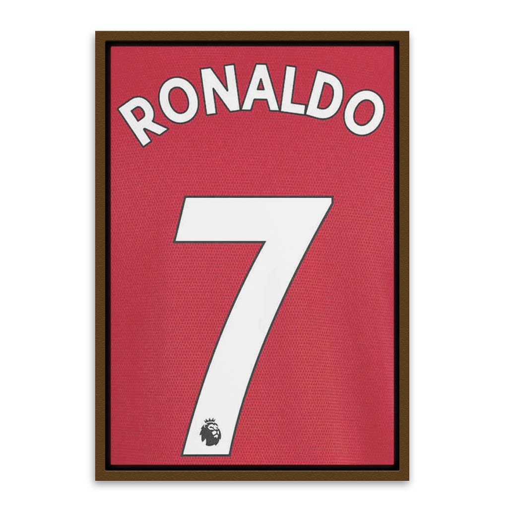 Ronaldo No 07 Brown Canvas frame acrylic canvas Frames