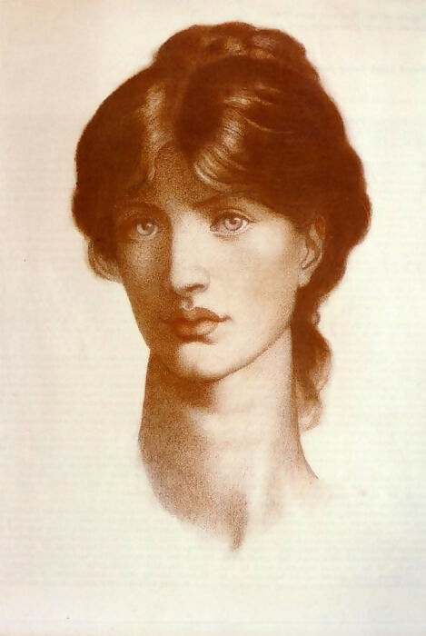 Dante Gabriel Rossetti Study for the film The Vision of Fiammetta 50X40 Canvas