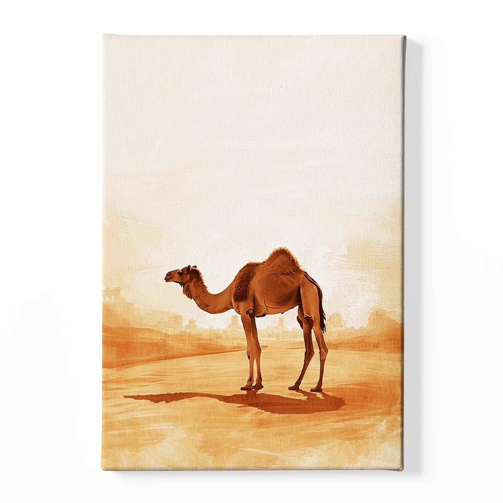 Desert camel Canvas acrylic canvas Frames